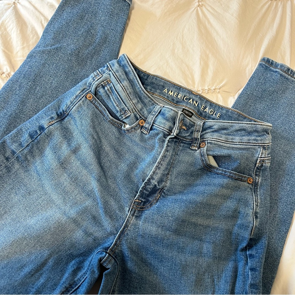 💲American Eagle mom jeans